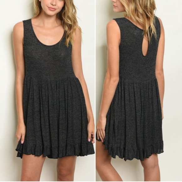 Trend Setter Diva Boutique Dresses & Skirts - CHARCOAL DRESS